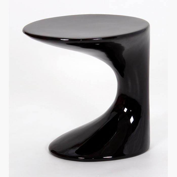 Wilcox High Gloss Fibre Glass Lamp Table in Multiple Finishes